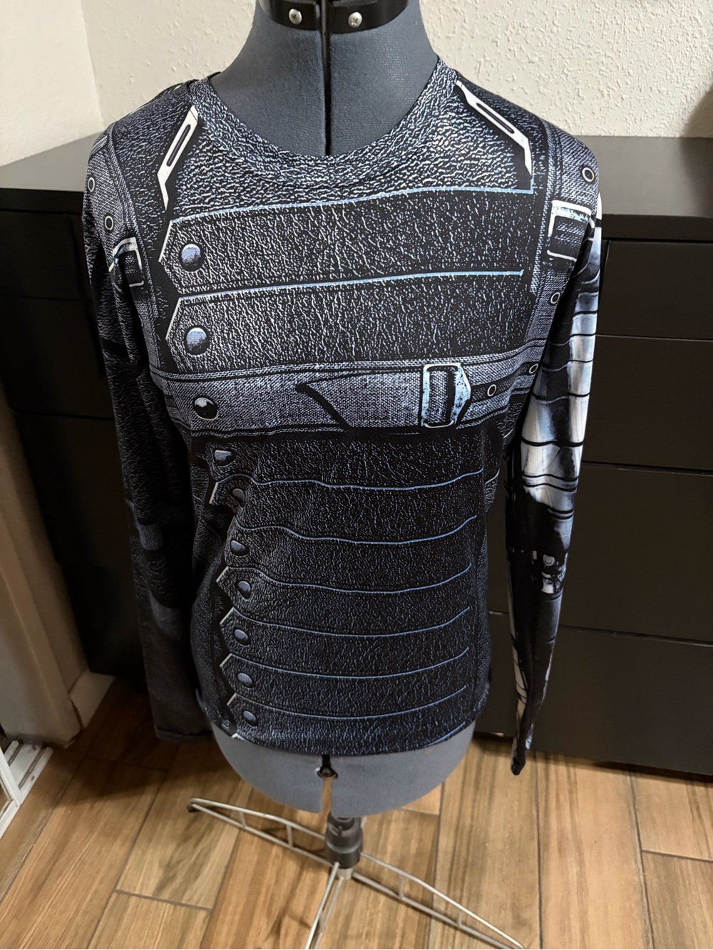 Bundle of 3 Mens XL Long Sleeve Shirts (Winter Soldier/Batman/Captain America)